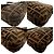 Bolsa Mamma Bucket em padrão Zucca da Fendi Marrom - vista 10