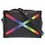 Borsa a spalla Louis Vuitton Soft Trunk in pelle Taiga arcobaleno Nero