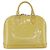Louis Vuitton Alma Handtasche Monogram Vernis PM Beige - Ansicht 2
