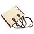 Borsa 2 in 1 in tela e pelle Burberry Marrone Crudo - vista 5