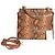Autre Marque Alviero Martini 1ª Classe Python Print Lederhandtasche / Umhängetasche Braun Goldene Hardware - Ansicht 8