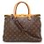 Borsa Tote Pallas 2 in 1 Monogramma Louis Vuitton Marrone D'oro