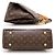Borsa Tote Pallas 2 in 1 Monogramma Louis Vuitton Marrone D'oro - vista 3