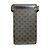 Céline Borsa a spalla con pochette mobile in tela e pelle di agnello Celine Triomphe Nero - vista 4