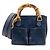 Borsa a Spalla Mini Bamboo di Gucci Blu navy