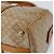 Céline Borsa a mano in tela Macadam CELINE PVC beige oro Auth ti3725 D'oro - vista 10