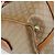 Céline Borsa a mano in tela Macadam CELINE PVC beige oro Auth ti3725 D'oro - vista 13