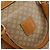 Céline Borsa a mano in tela Macadam CELINE PVC beige oro Auth ti3725 D'oro - vista 15