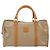 Céline Borsa a mano in tela Macadam CELINE PVC beige oro Auth ti3725 D'oro - vista 2