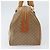 Céline Borsa a mano in tela Macadam CELINE PVC beige oro Auth ti3725 D'oro - vista 5