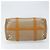 Céline Borsa a mano in tela Macadam CELINE PVC beige oro Auth ti3725 D'oro - vista 9