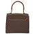 Céline CELINE Macadam Canvas Handtasche aus PVC-Leder in Braun und Gold Auth 172055 Golden - Ansicht 3