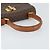 Céline CELINE Macadam Canvas Handtasche aus PVC-Leder in Braun und Gold Auth 172055 Golden - Ansicht 7