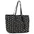 Borsa Tote in Pelle Nera e Oro Autentica BA10659 Jimmy Choo Nero D'oro