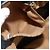 Borsa Tote in Pelle Nera e Oro Autentica BA10659 Jimmy Choo Nero D'oro - vista 20