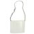 Borsa a Spalla Vala in Pelle Bianca e Argento di Salvatore Ferragamo Auth BA10620 Bianco