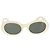 Gafas de sol GUCCI de plástico blancas Auth BA10540A Blanco - vista 2