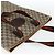 Borsa tote in PVC beige e rosso della linea Sherry GG Supreme di GUCCI Auth ti3662 - vista 6