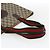 Borsa tote in PVC beige e rosso della linea Sherry GG Supreme di GUCCI Auth ti3662 - vista 7