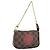 LOUIS VUITTON Mini Pochette Pouch Damier Ebene T&B N58011 Auth 171153