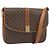 Céline Borsa a Spalla in Tela Macadam CELINE in Pelle PVC Marrone Oro Auth 172001 D'oro