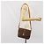 Céline Borsa a Spalla in Tela Macadam CELINE in Pelle PVC Marrone Oro Auth 172001 D'oro - vista 24