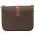 Céline Borsa a Spalla in Tela Macadam CELINE in Pelle PVC Marrone Oro Auth 172001 D'oro - vista 3