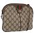 Borsa Sherry Line GG Supreme Web di GUCCI in PVC beige e oro 904 02 047 Auth BA10668 D'oro