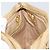 Borsa a spalla matelassé in pelle CHANEL con catena beige oro CC Auth 169546 D'oro - vista 17