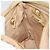 Borsa a spalla matelassé in pelle CHANEL con catena beige oro CC Auth 169546 D'oro - vista 18