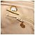 Borsa a spalla matelassé in pelle CHANEL con catena beige oro CC Auth 169546 D'oro - vista 19