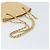 Borsa a spalla matelassé in pelle CHANEL con catena beige oro CC Auth 169546 D'oro - vista 7