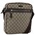 Gucci Borsa a Spalla GG Supreme PVC Beige Oro 201448 Auth ti3728 D'oro