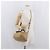 Chloé Chloe Etel Handtasche Leder 2-in-1 Beige Gold Auth BA10742 Golden - Ansicht 24