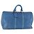 LOUIS VUITTON Epi Keepall 50 Borsa Boston Vintage Blu M42965 LV Auth 163435