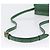 LOUIS VUITTON Borsa a Spalla Epi Jeune Fille MM Verde M52154 LV Auth 171885 - vista 7