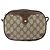 Gucci Borsa GG Supreme Web Sherry Line in PVC beige e oro 156 02 066 Auth 171353 D'oro - vista 2