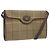 Borsa a Spalla Burberrys Nova Check in Tela Beige Oro Auth bs33287 D'oro