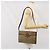 Borsa a Spalla Burberrys Nova Check in Tela Beige Oro Auth bs33287 D'oro - vista 20