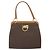 Céline Borsa a Spalla in Tela Macadam CELINE in Pelle PVC Marrone Oro Auth 171609 D'oro - vista 2