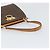 Céline Borsa a Spalla in Tela Macadam CELINE in Pelle PVC Marrone Oro Auth 171609 D'oro - vista 7