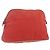 Hermès Pochette Bolide MM in tela rossa Auth HERMES ti3702 Rosso