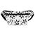 Dolce & Gabbana DOLCE&GABBANA Borsa a Spalla Nylon Bianco Argento Auth BA10763 - vista 2