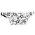 Dolce & Gabbana DOLCE&GABBANA Borsa a Spalla Nylon Bianco Argento Auth BA10763 - vista 3