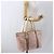 Borsa Tote Gucci GG Canvas Sherry Line Rosa Oro 139260 Auth bs33311 D'oro - vista 20