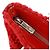 Borsa a mano Salvatore Ferragamo in cotone rosso argento Auth BA10481V - vista 14