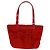 Borsa a mano Salvatore Ferragamo in cotone rosso argento Auth BA10481V - vista 2