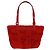 Borsa a mano Salvatore Ferragamo in cotone rosso argento Auth BA10481V - vista 3