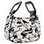 CHANEL Borsa a Mano da Compagnia Aerea in Tela Bianca Argento CC Auth 169837 Bianco