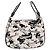 CHANEL Borsa a Mano da Compagnia Aerea in Tela Bianca Argento CC Auth 169837 Bianco - vista 2